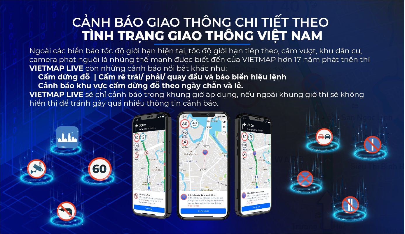 vietmap live cảnh báo giao thông chi tiết