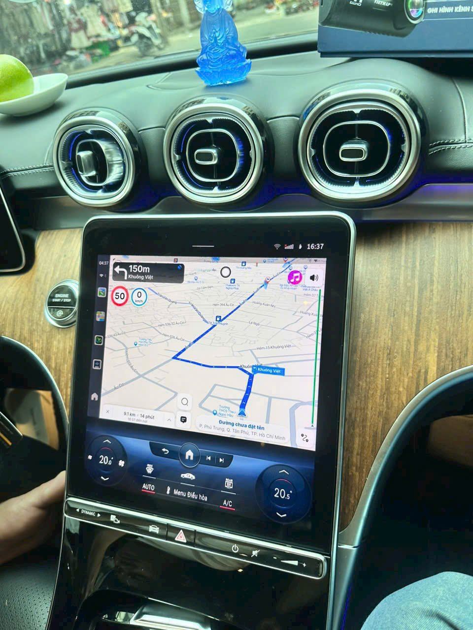 vietmap live android auto màn hình dọc mercedes